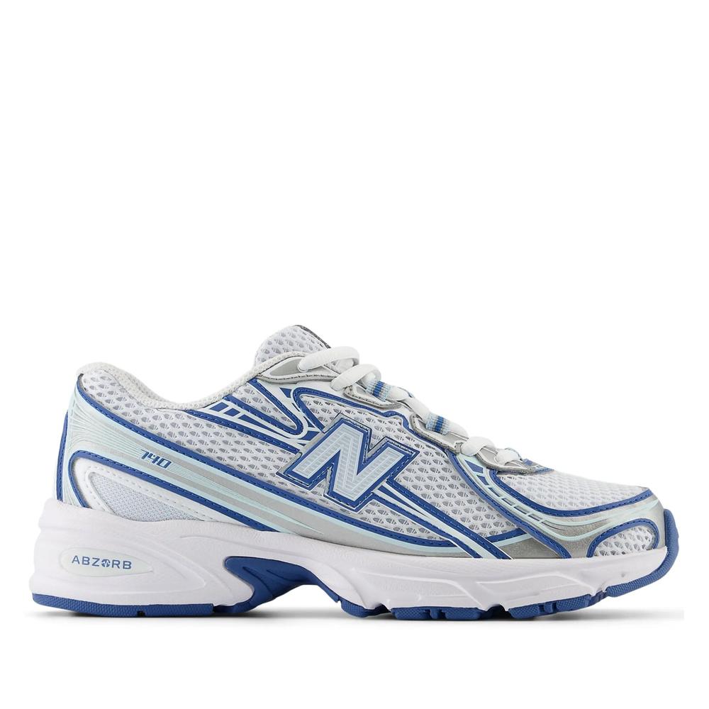Buty młodzieżowe New Balance GR740WM - białe