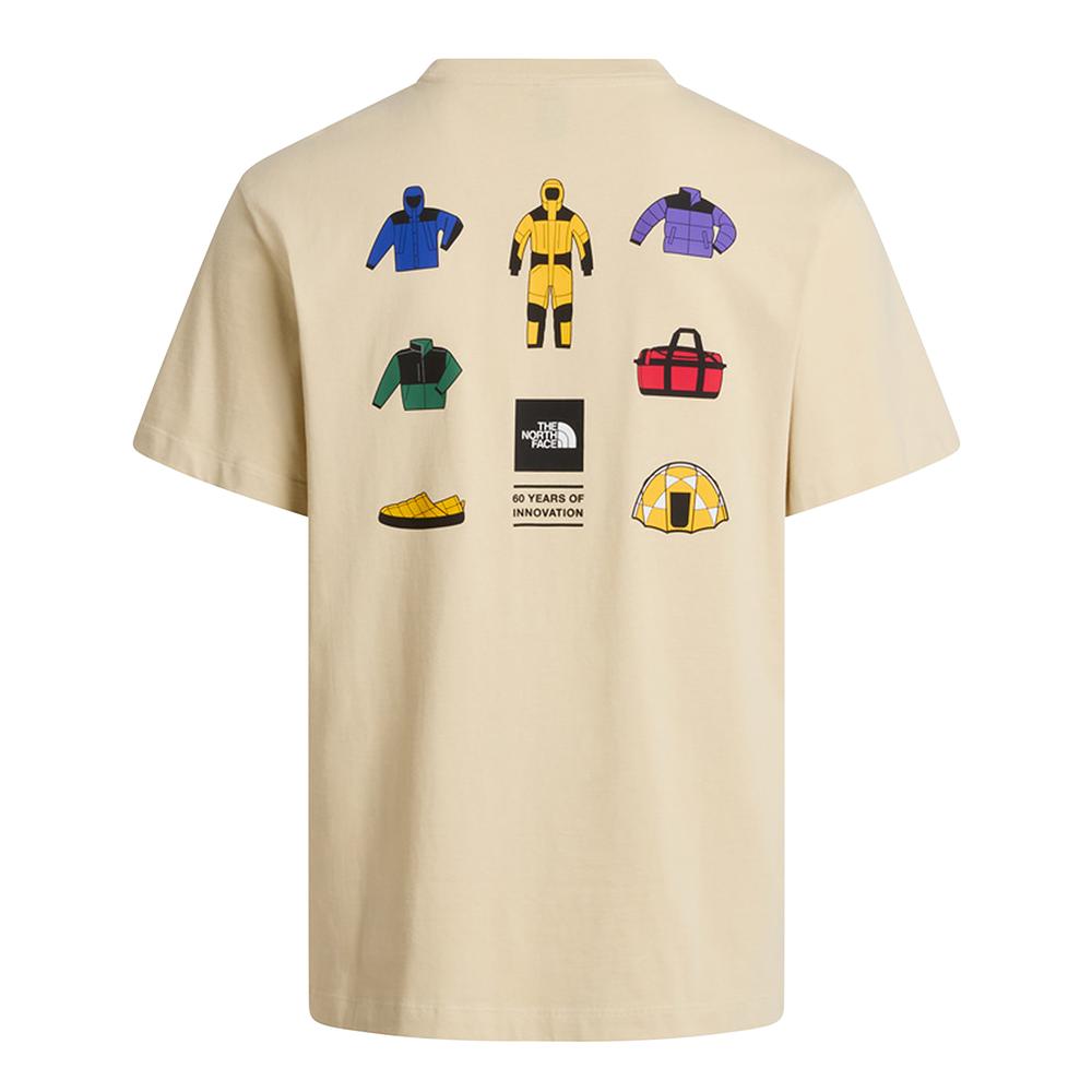 Koszulka męska The North Face Icon Celebration 0A8GASDOM1 - beżowa