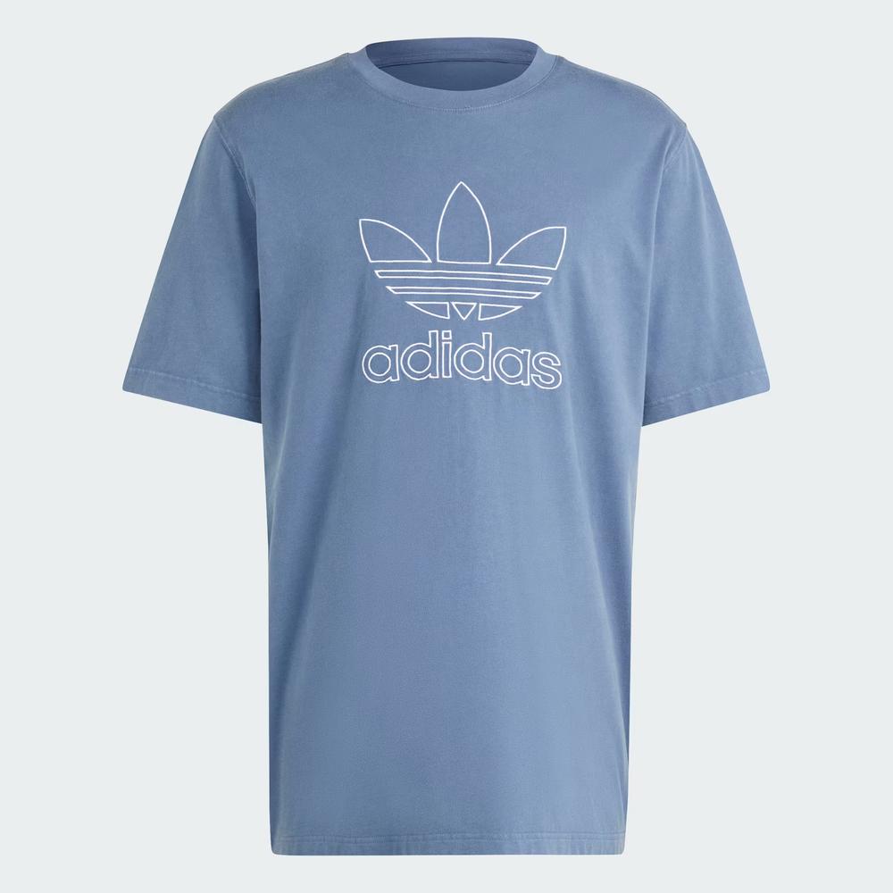 Koszulka adidas Originals Adicolor Outline Trefoil IR8002 - niebieska