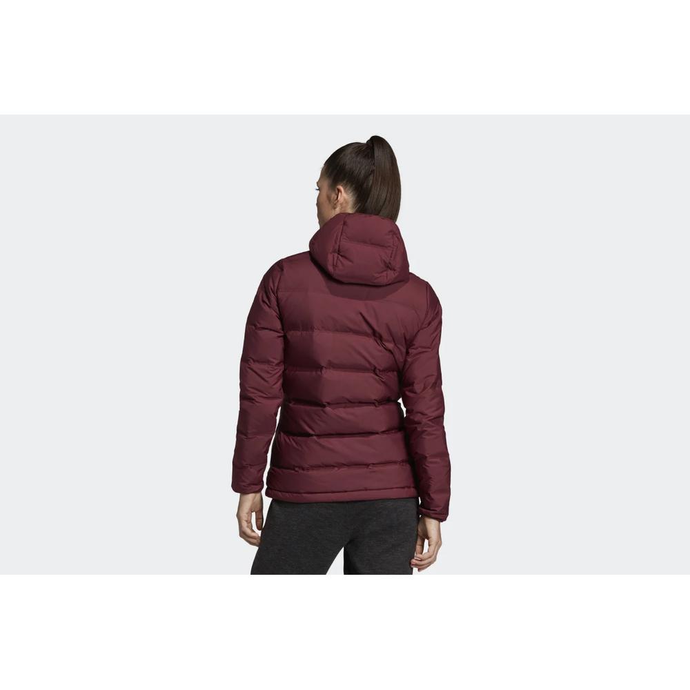 ADIDAS HELIONIC DOWN HOODED JACKET > DZ1495