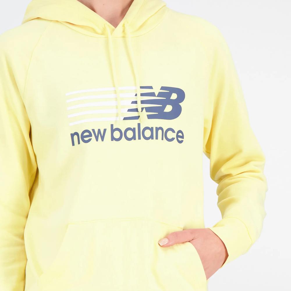 Bluza New Balance WT23800MZ - żółta