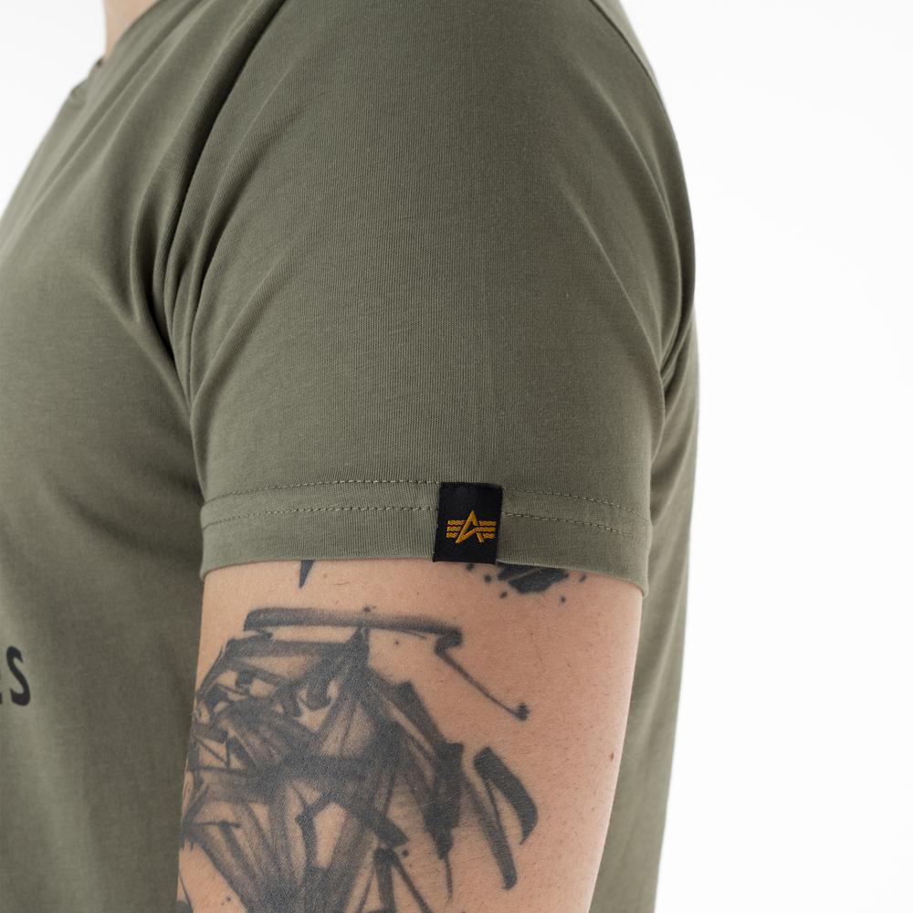 Koszulka Alpha Industries Basic T-Shirt 10050111 - zielona