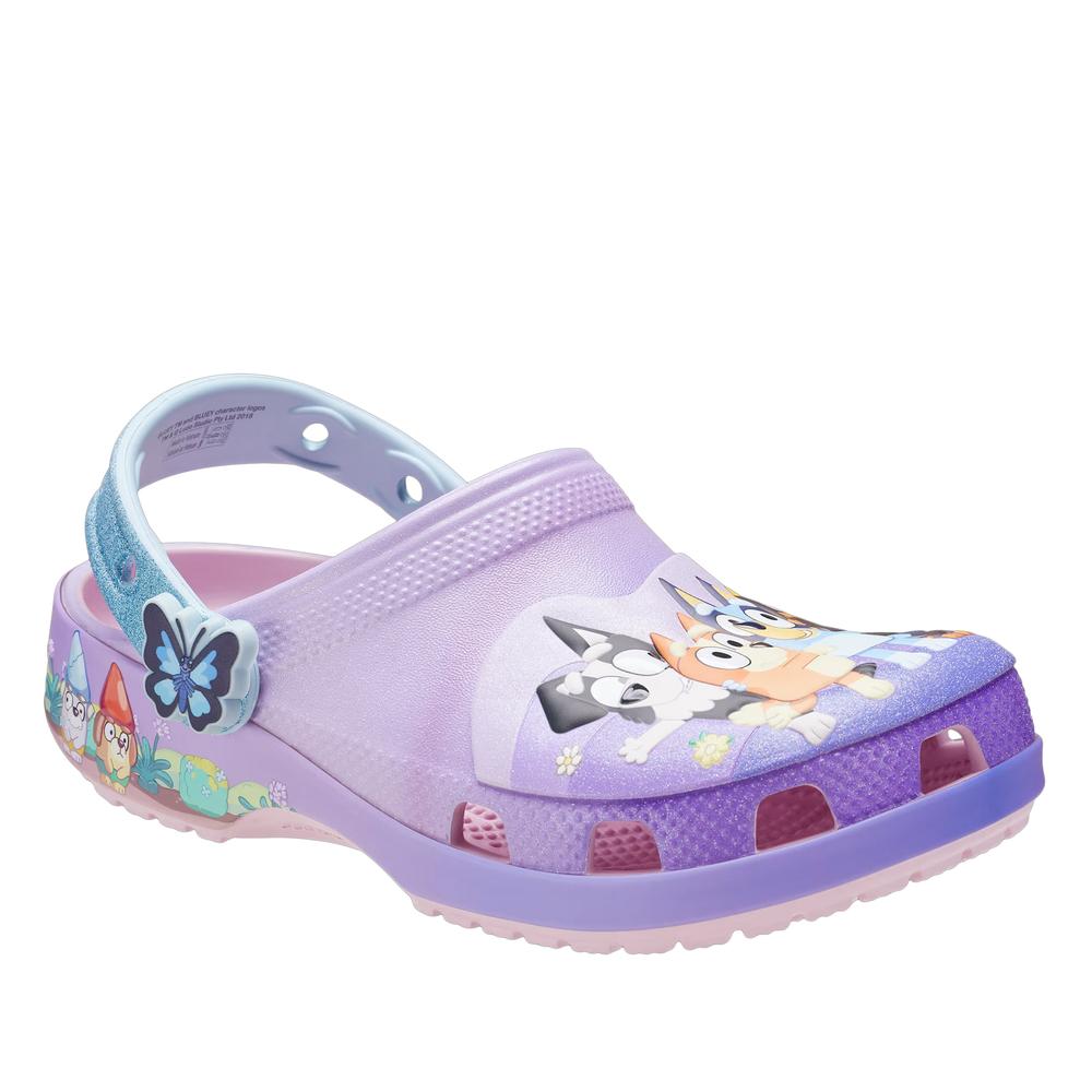 Klapki dziecięce Crocs Toddler Bluey Friends Forever Classic Clog 212370-90H - różowe