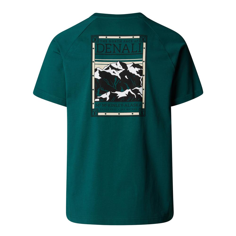 Koszulka męska The North Face North Faces 0A87NU6GI1 - zielona