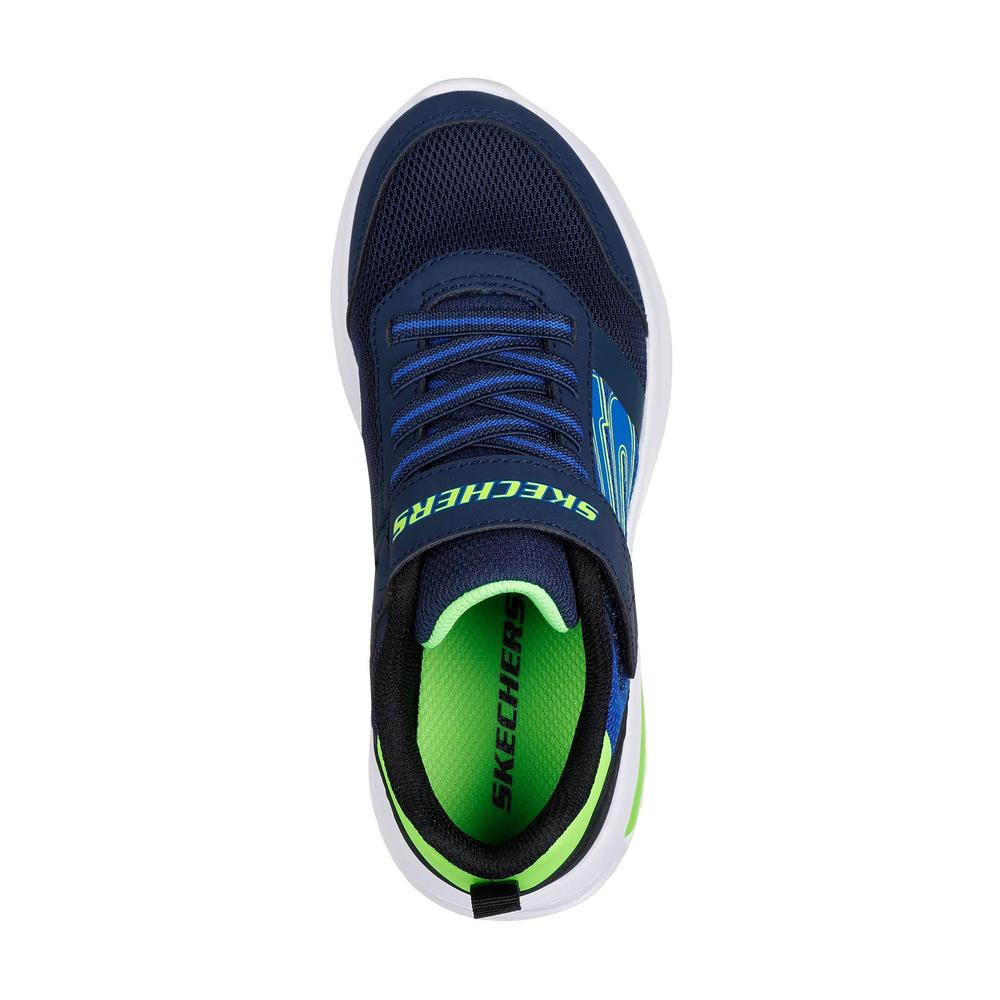 Buty dziecięce Skechers Bounder Tech Ultravoid 403723LNVLM - granatowe