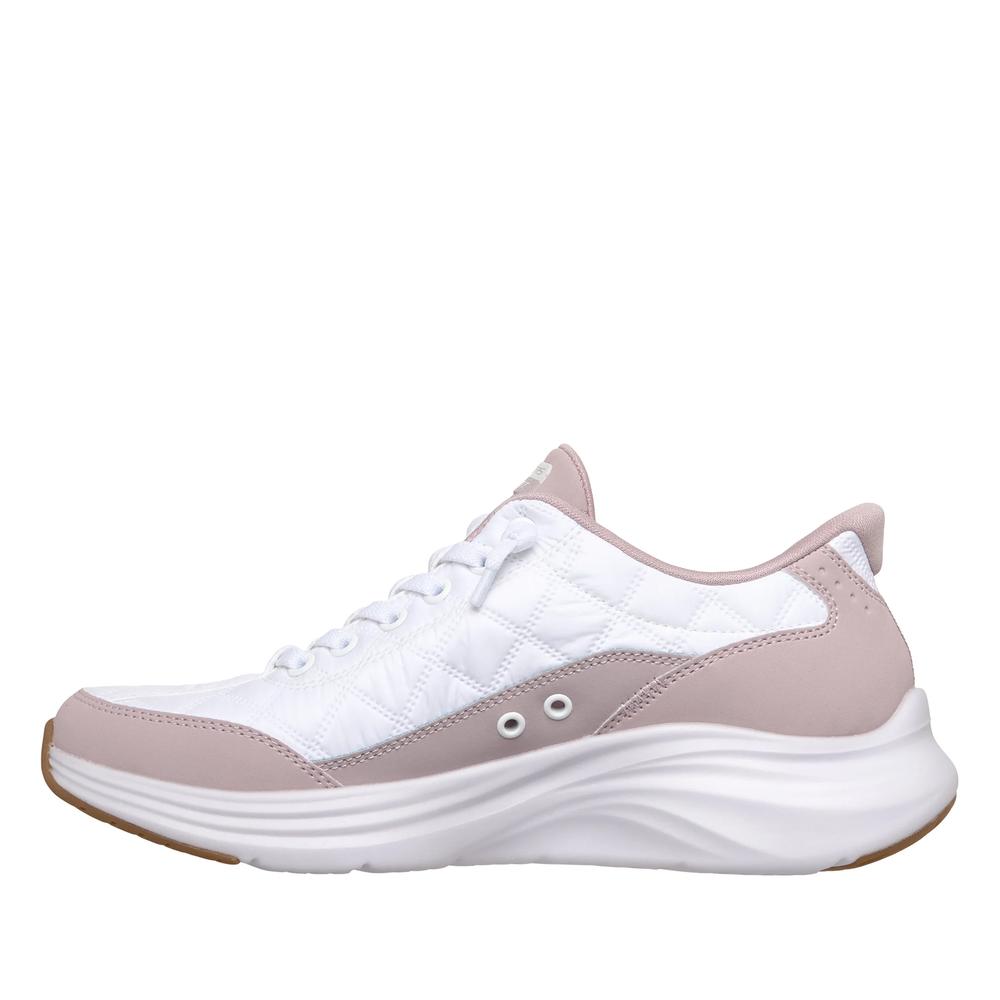 Buty damskie Skechers Slip-ins: Contour Foam Cozy Fit 150404LAV - białe