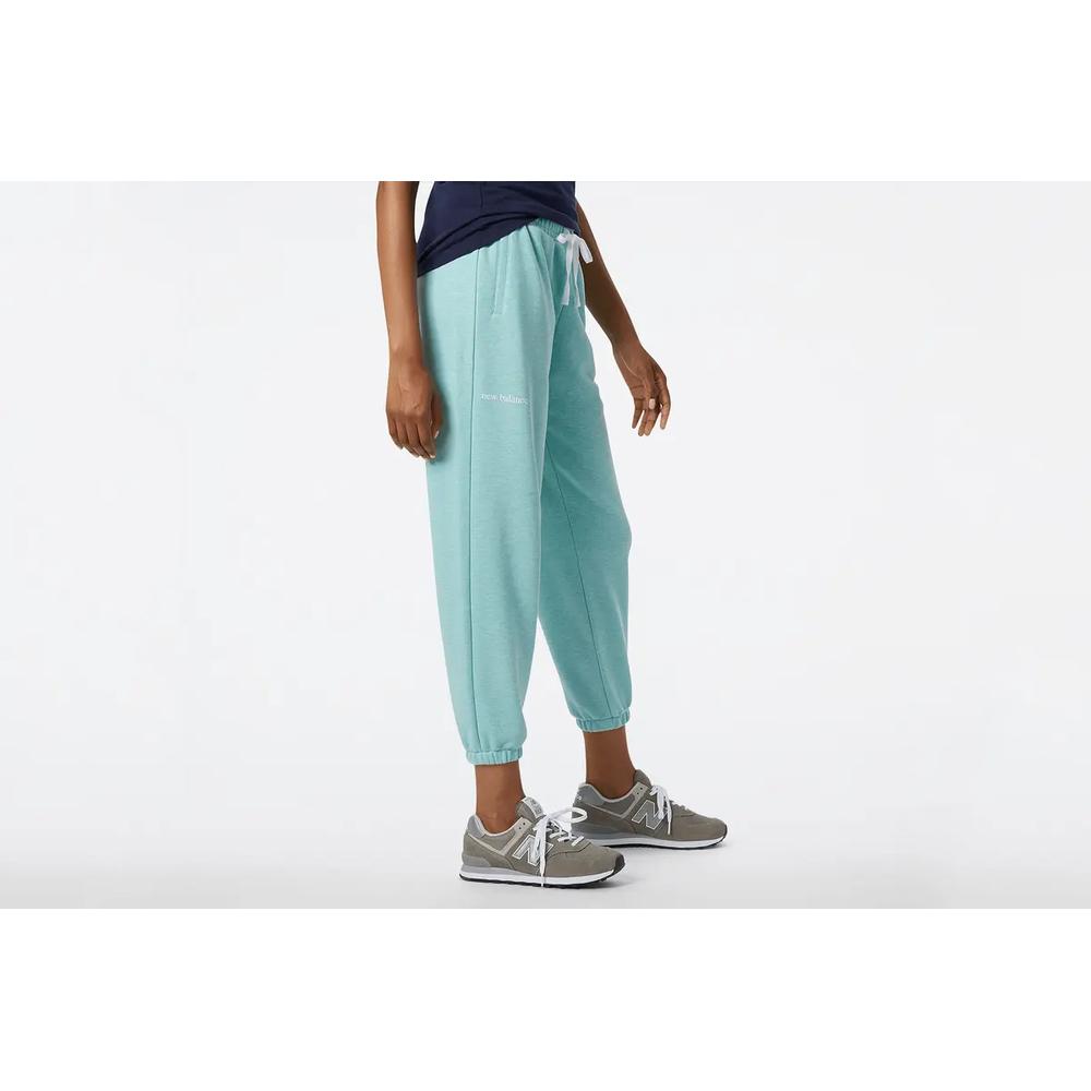 Spodnie dresowe New Balance WP21554SH1 - niebieskie
