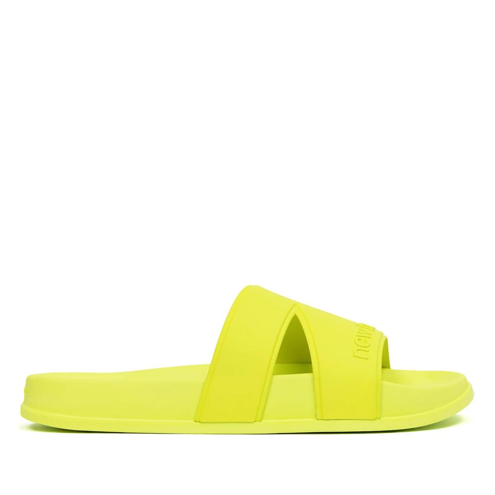 Klapki New Balance SUF20SP1 - żółte