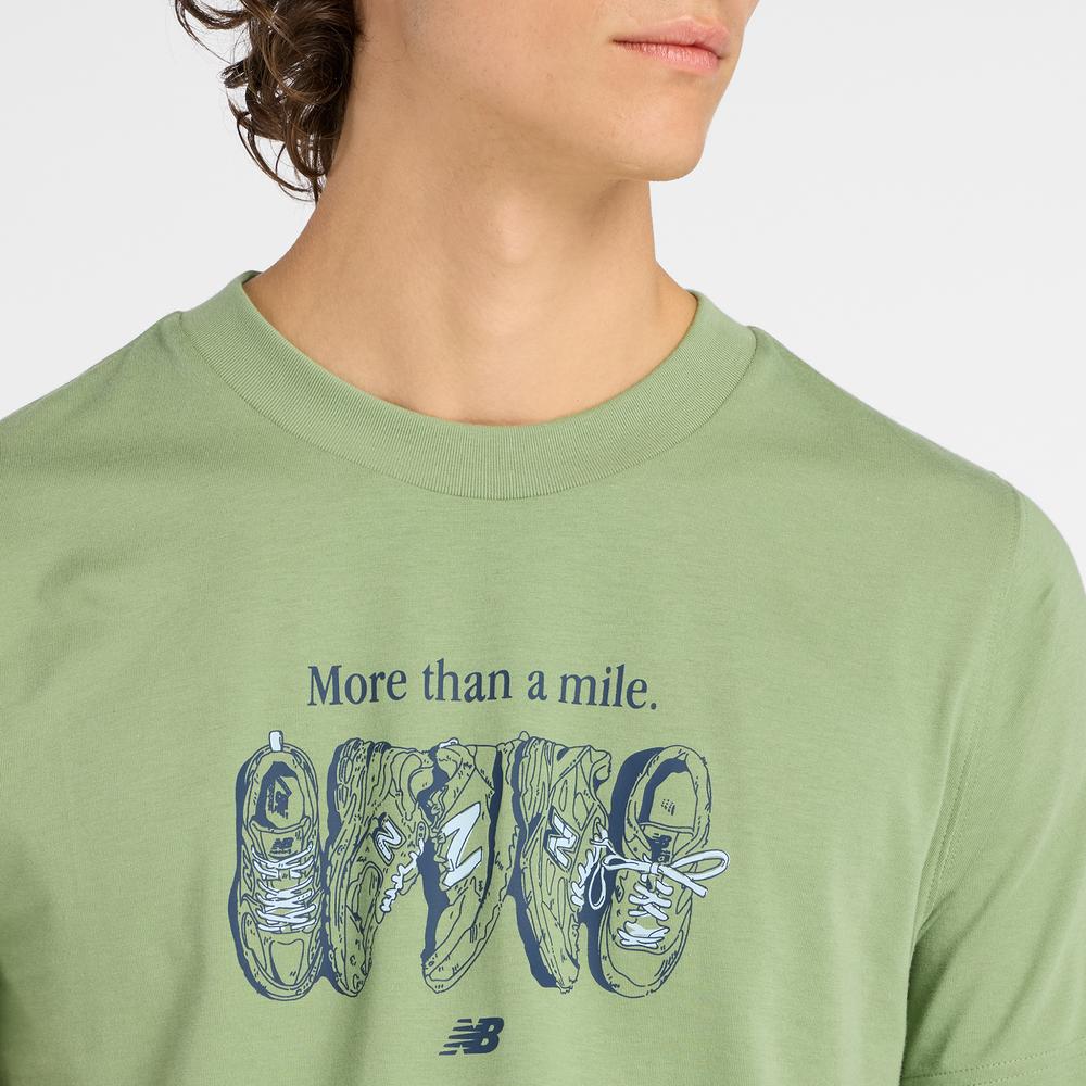 Koszulka męska New Balance MT61778SAAR - zielona