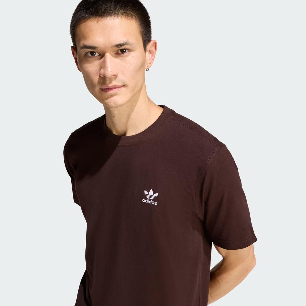 Koszulka męska adidas Originals Trefoil Essentials KE1146 - brązowa