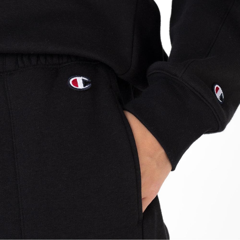 Spodnie Champion C Logo Ribbed Cuff Joggers 116611-KK001 - czarne