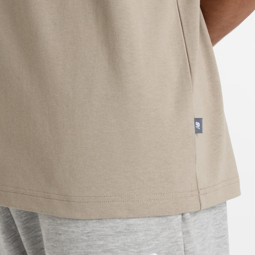Koszulka New Balance MT43556ADS - beżowa
