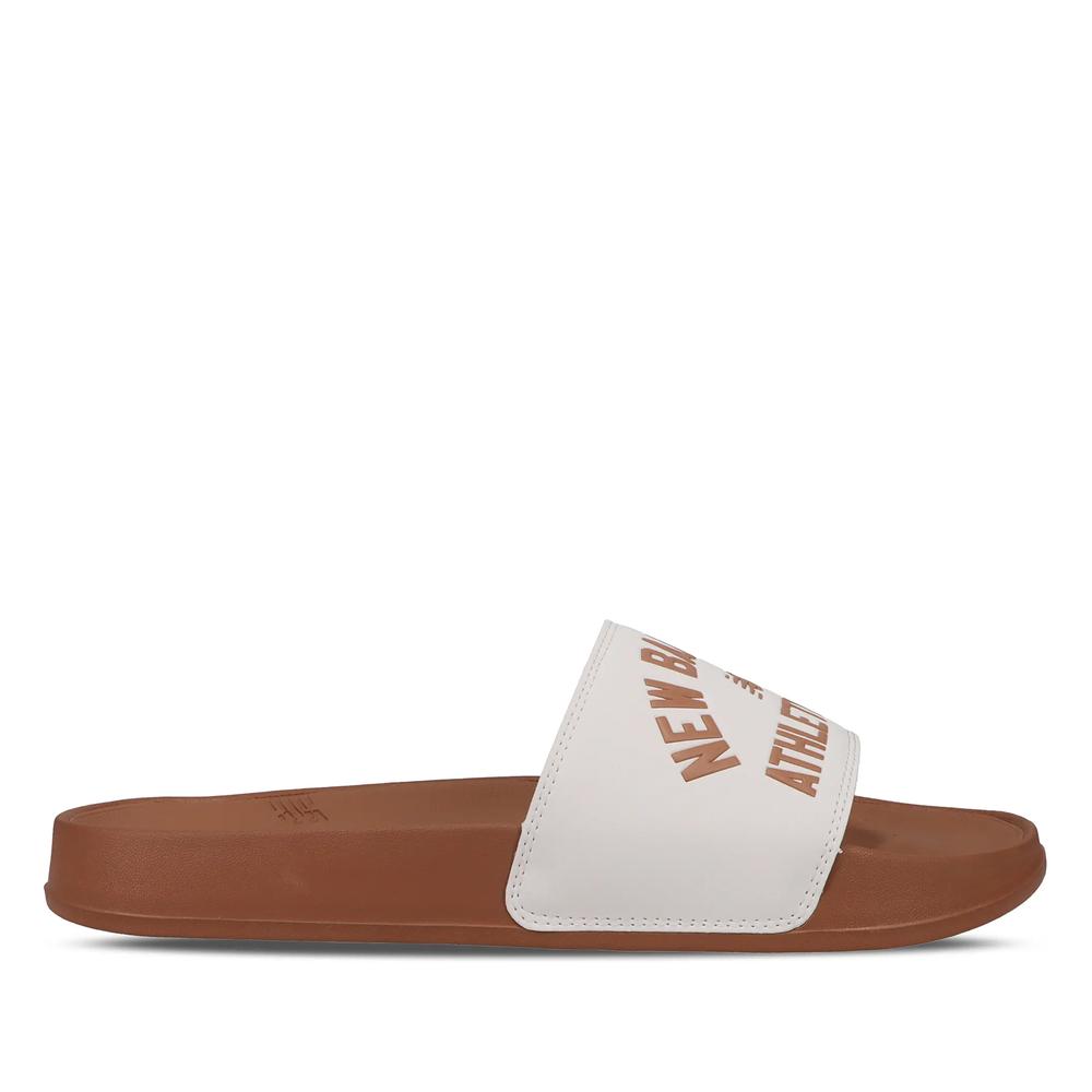 Klapki New Balance SMF200L3 - brązowe