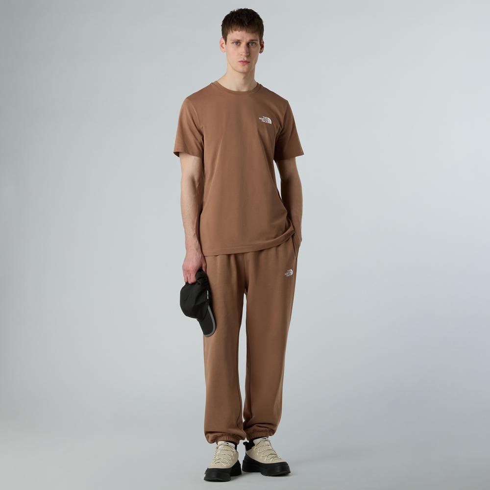 Koszulka męska The North Face Simple Dome 0A87NG6IH1 - brązowa