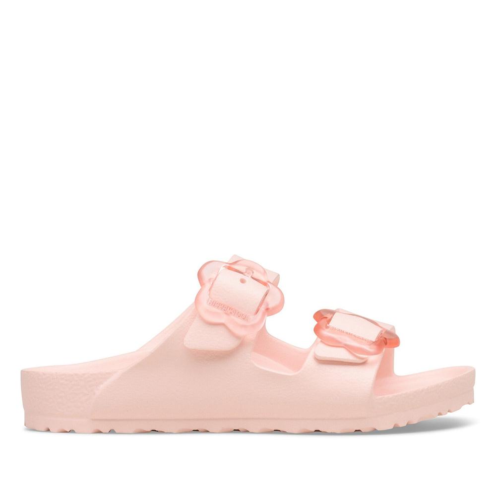 Klapki dziecięce Birkenstock Arizona Flower Eva 1031271 - różowe