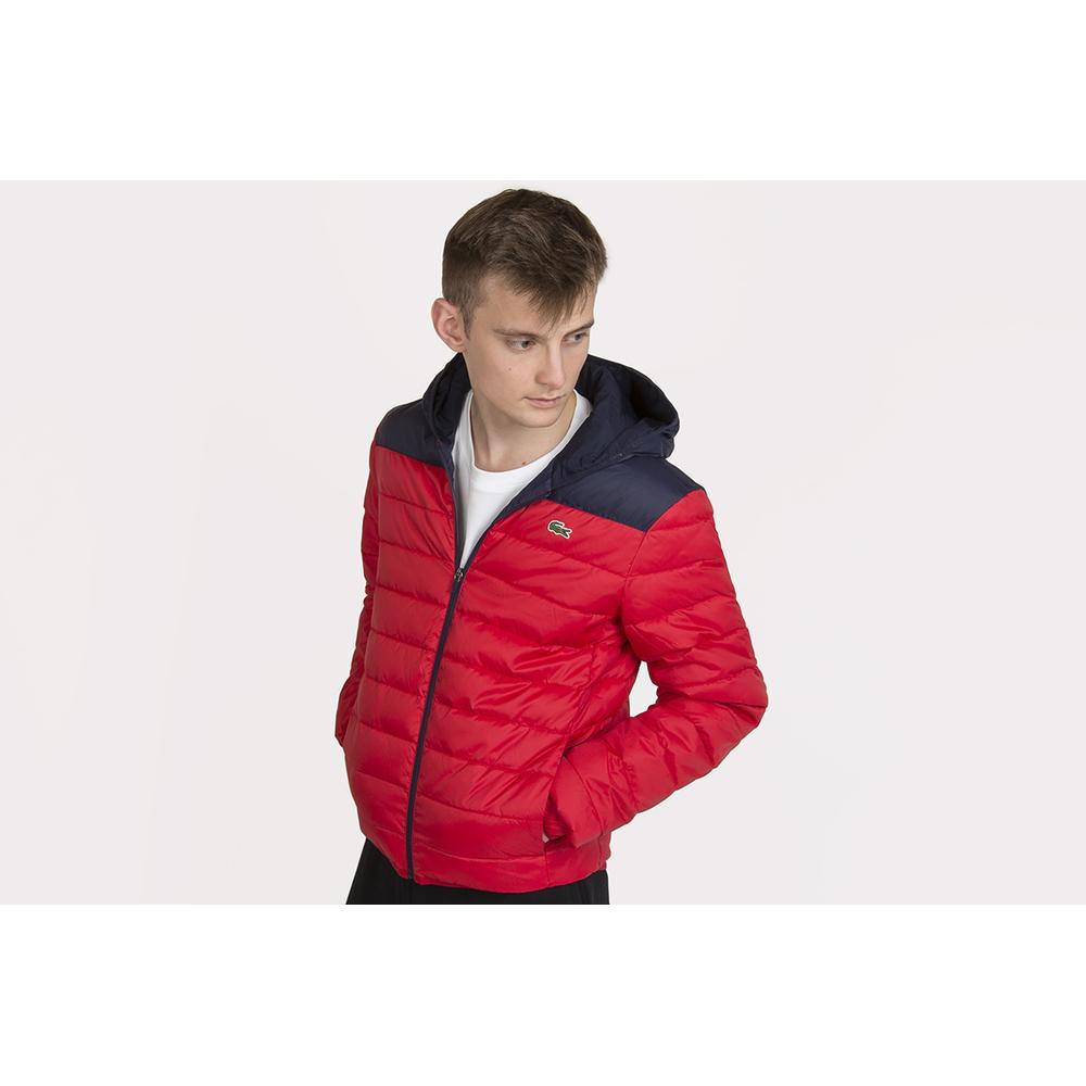 LACOSTE SPORT HOODED WATER-RESISTANT QUILTED JACKET > BH1531-528