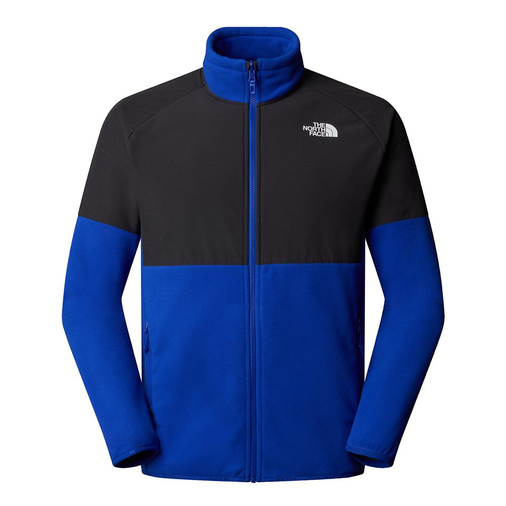 Bluza The North Face 100 Glacier Heavyweight Full-Zip Fleece 0A89JGJL11 - granatowo-czarna