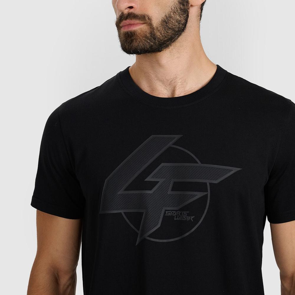 Koszulka męska 4F WAW25TTSHM313320S - czarna