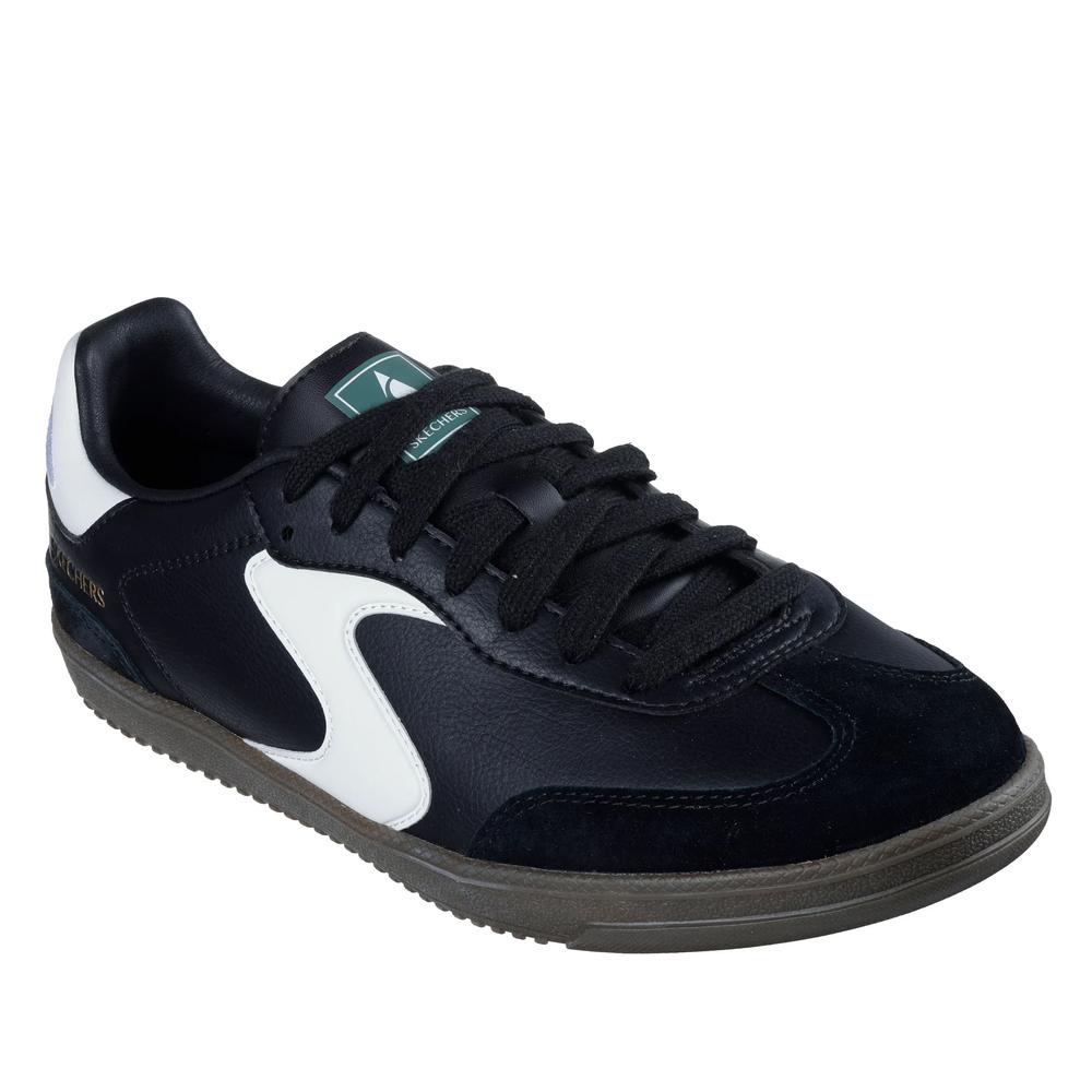 Buty męskie Skechers Hotshot Pyke 254150BKW - czarne