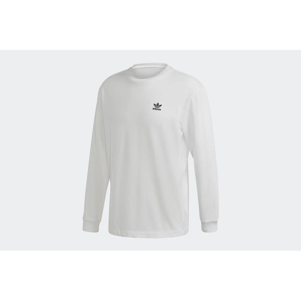 ADIDAS BACK + FRONT PRINT TREFOIL LONG SLEEVE TEE > GE0860