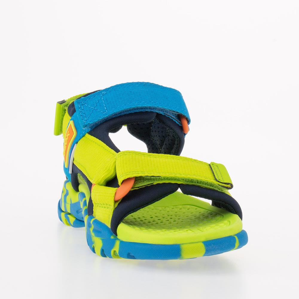 Sandały Geox Borealis J150RA01511C3346 - zielono-niebieskie
