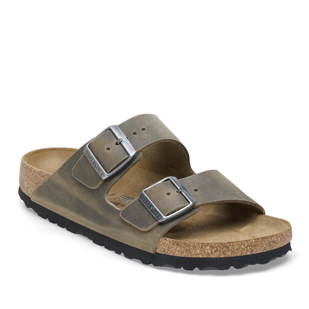 Klapki unisex Birkenstock Arizona 1027022 - zielone