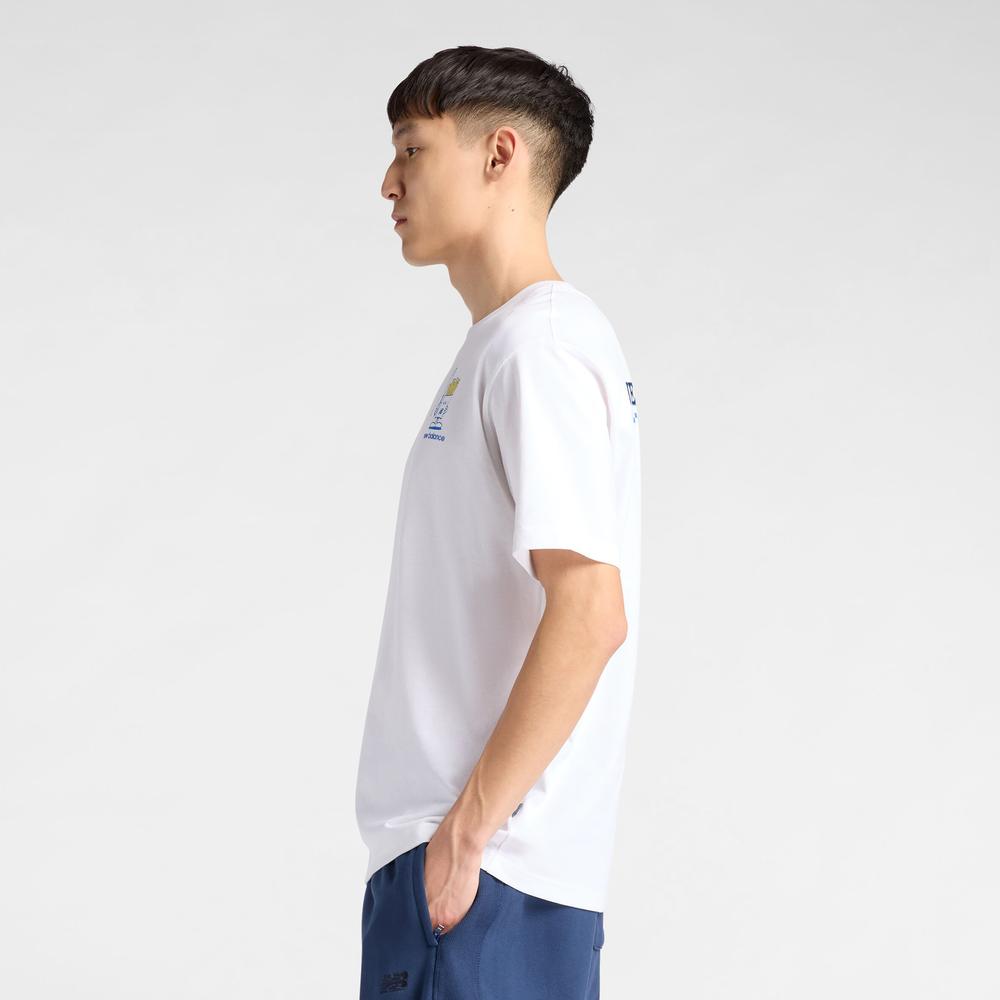 Koszulka męska New Balance MT61I5BMWT - biała