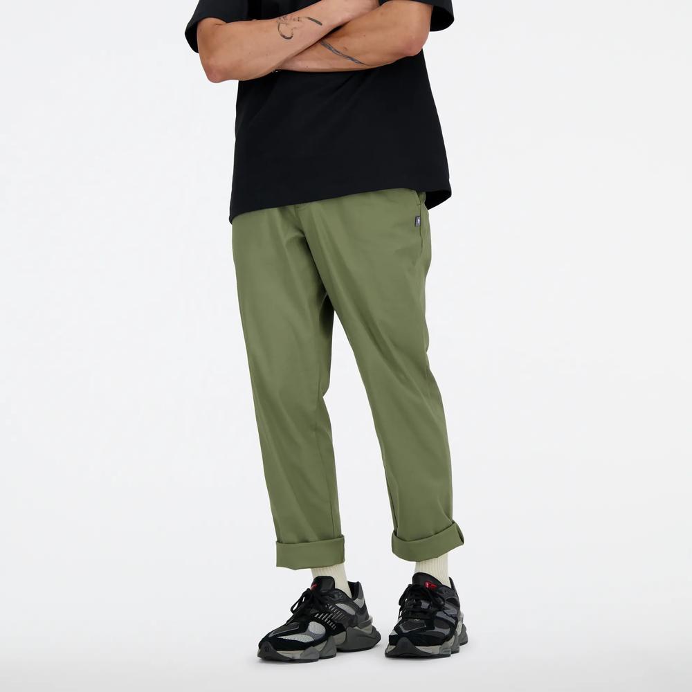 Spodnie New Balance MP41575DEK - zielone