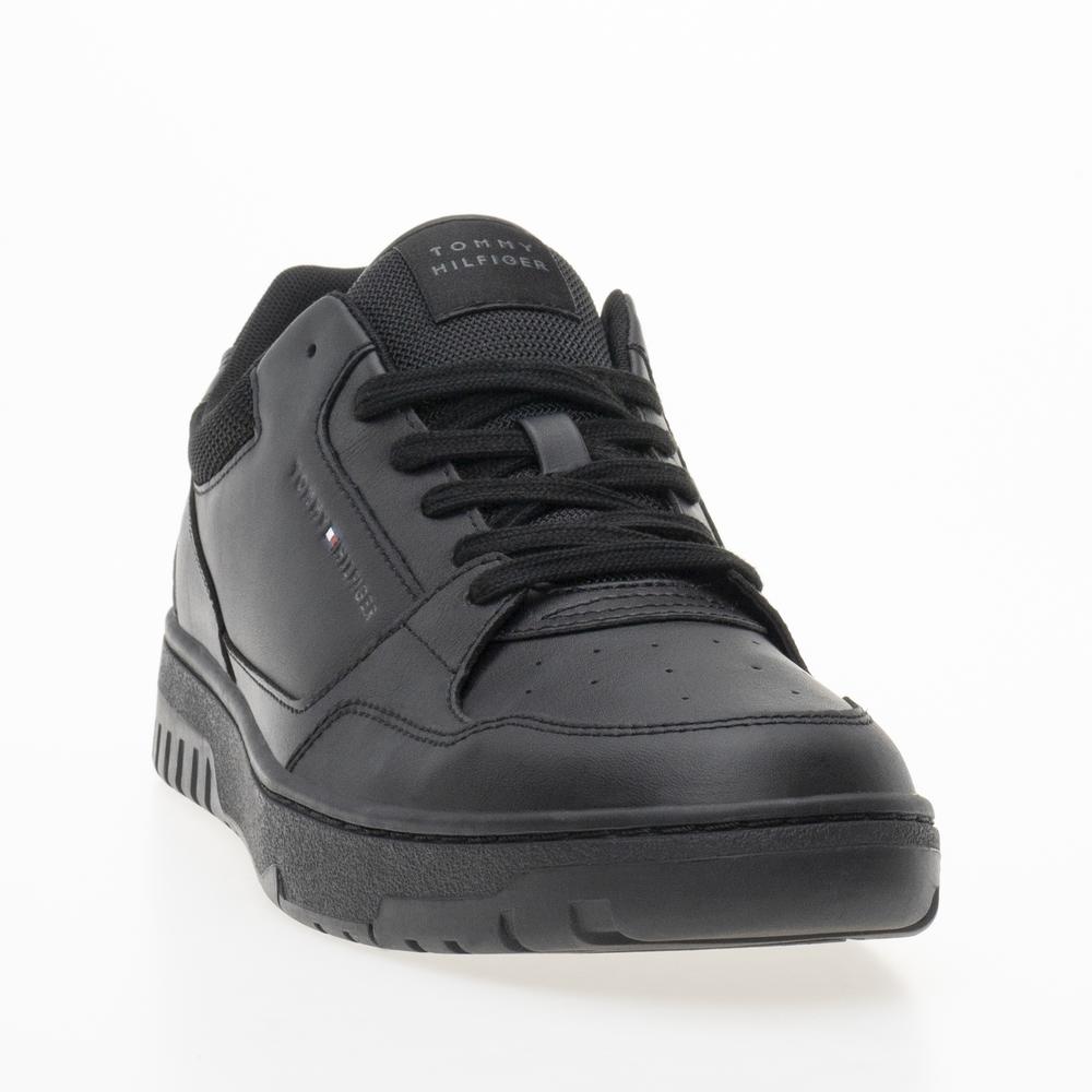 Buty Tommy Hilfiger Basket Core Leather FM0FM05040-BDS - czarne