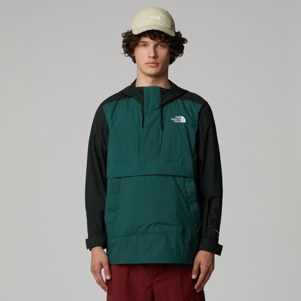 Kurtka męska The North Face Anorak Ersa 0A8FMR5861 - zielono-czarna