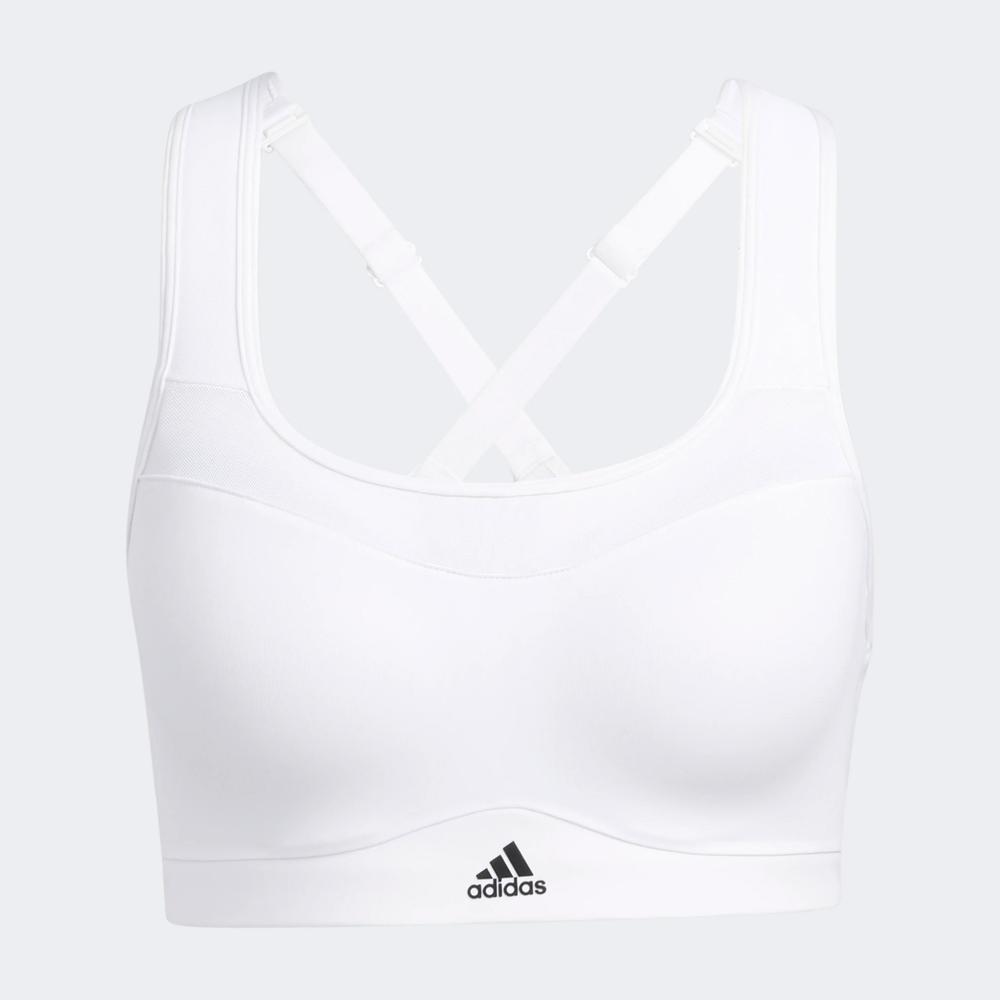 Biustonosz sportowy adidas TLRD Impact Training High-Support HC5399 - biały
