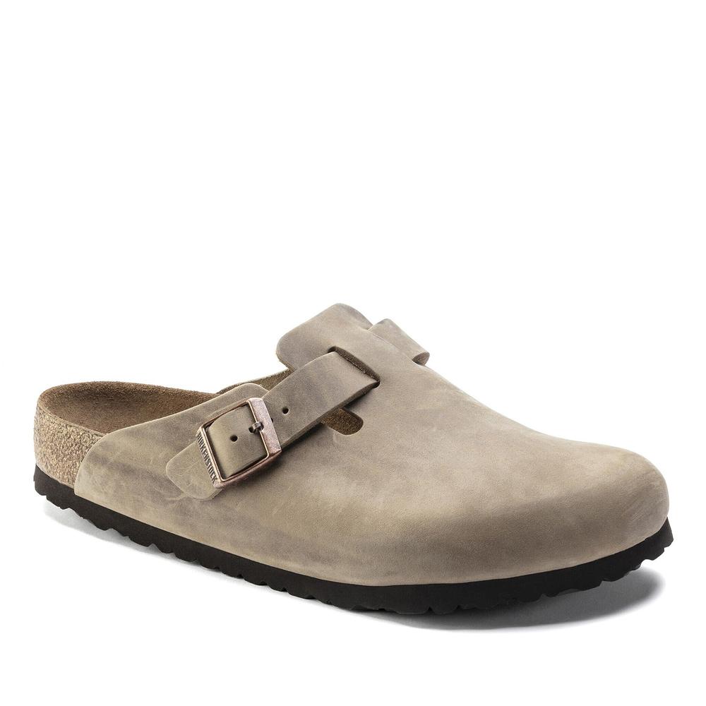 Klapki unisex Birkenstock Boston 1018147 - brązowe