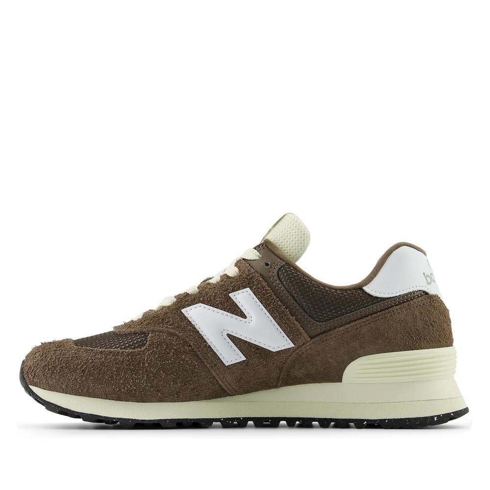 Buty New Balance U574RBI - brązowe