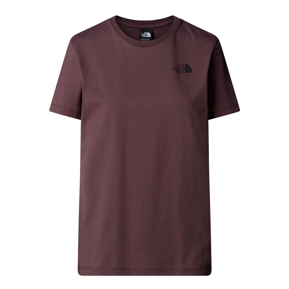 Koszulka damska The North Face NSE Box Edge Of Light Infill 0A8E3JES91 - fioletowa