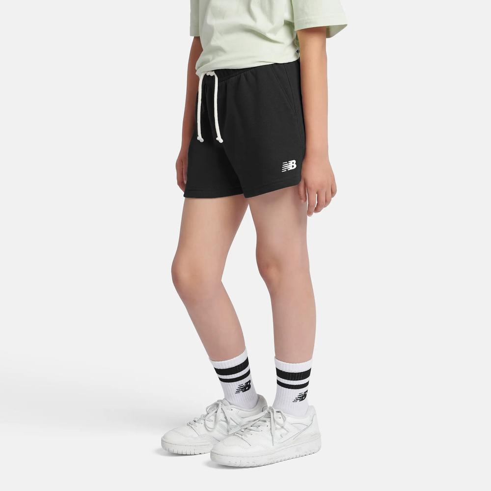 Spodenki dziecięce New Balance LAKG0006BK - czarne