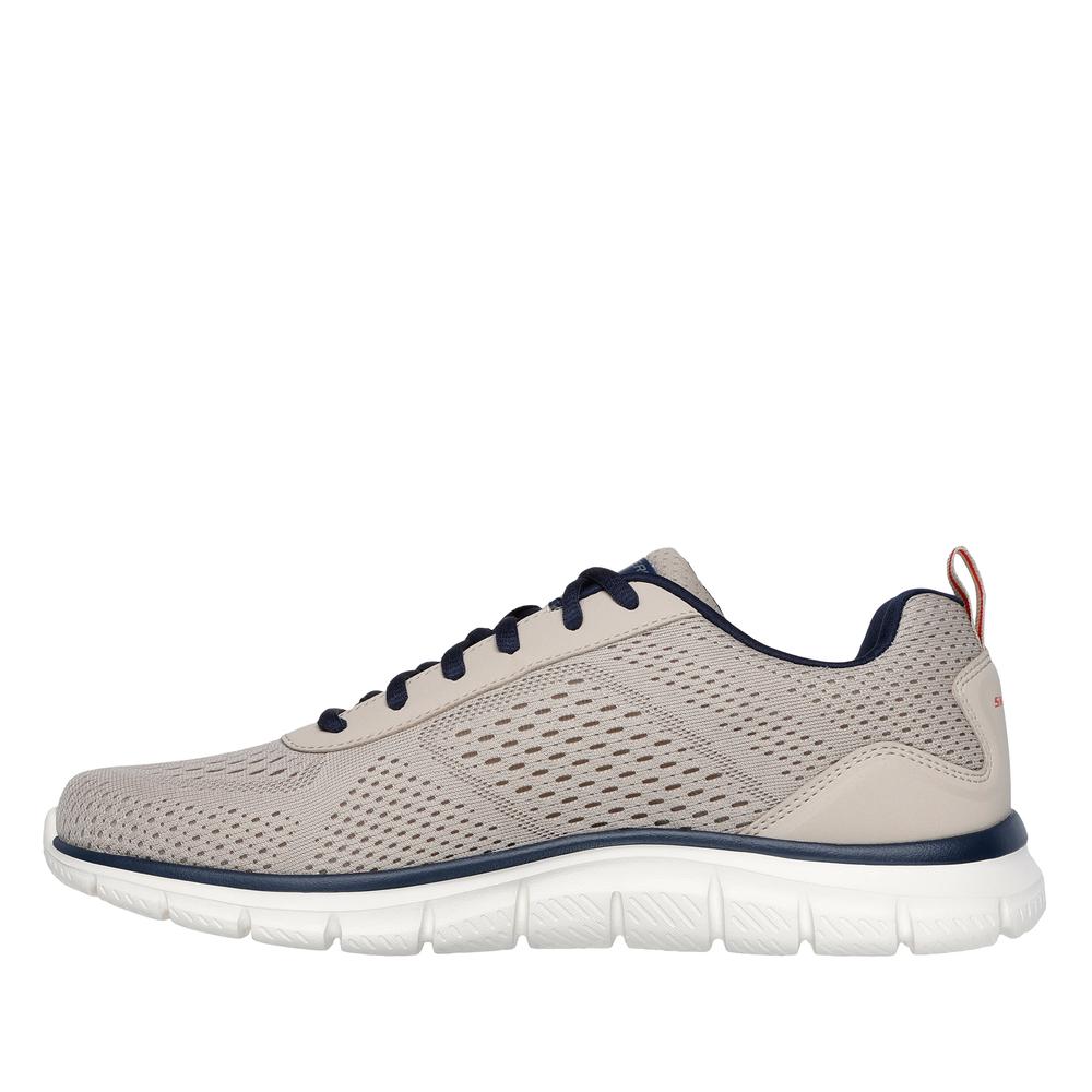 Buty męskie Skechers Track Lesher 232758TPNV - beżowe