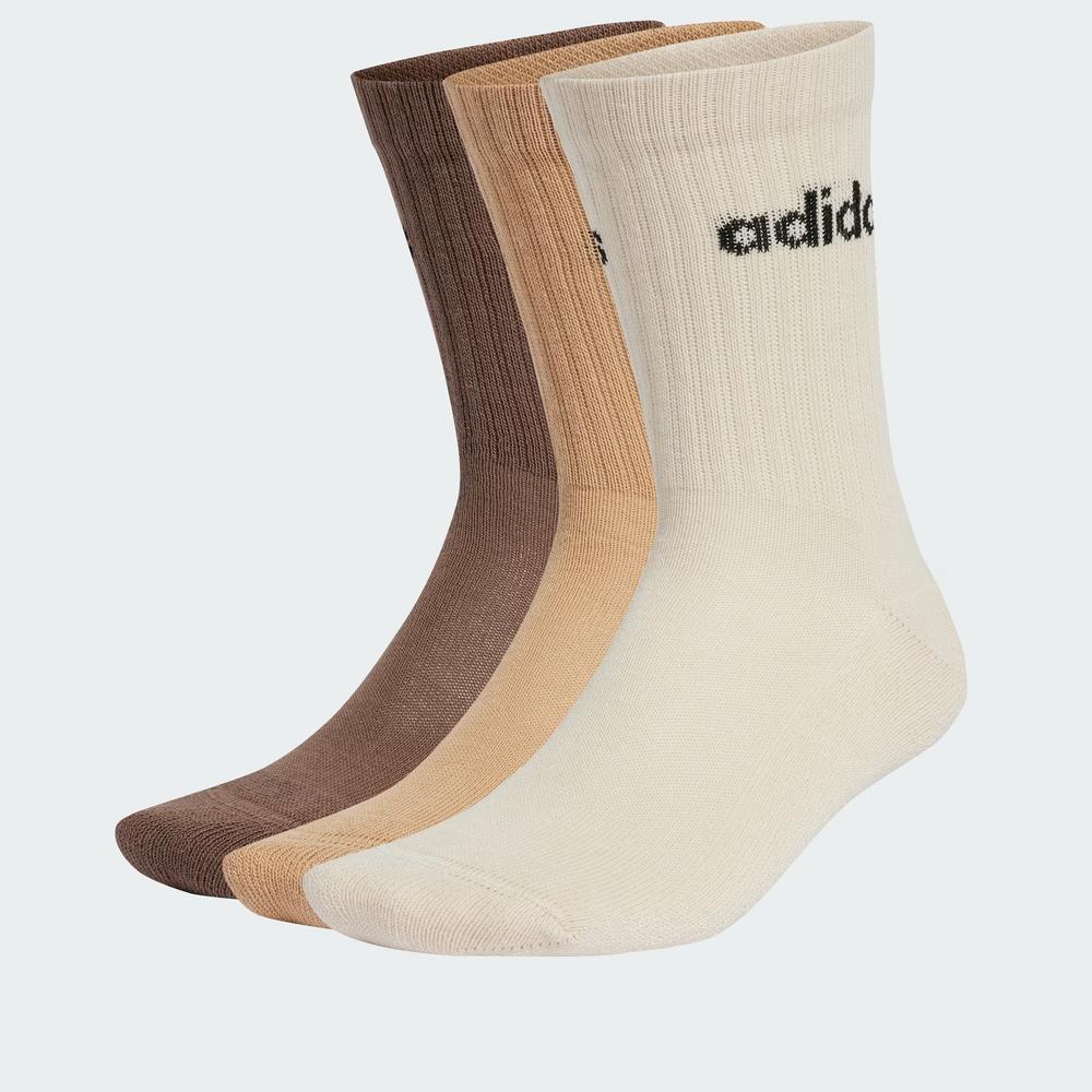 Skarpety unisex adidas Sportswear Linear Crew Cushioned Socks 3 Pairs IZ0106 - multikolor