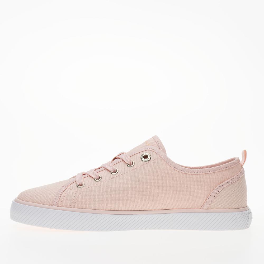 Buty Tommy Hilfiger Vulc Canvas FW0FW08063-TJQ - różowe