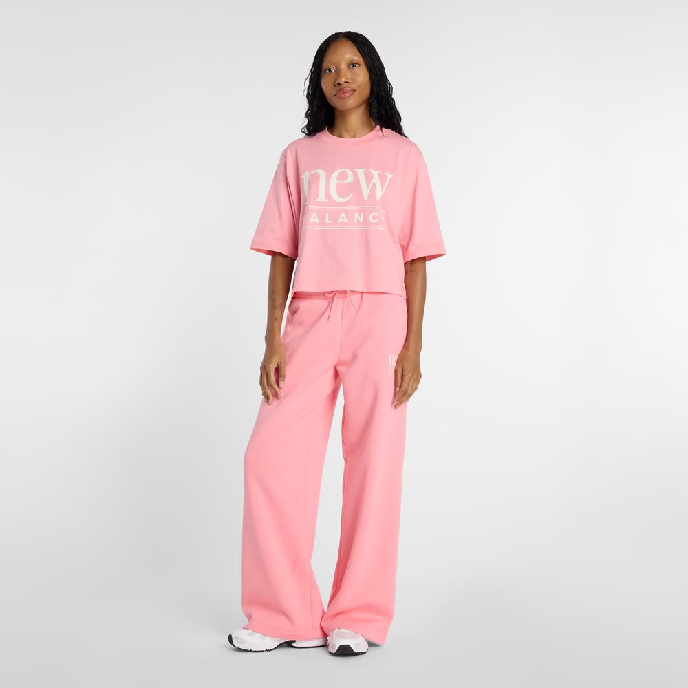 Koszulka damska New Balance WT61V5OPAA6 - różowa
