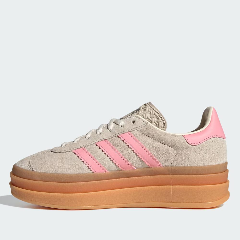 Buty młodzieżowe adidas Originals Gazelle Bold J JQ7409 - beżowe