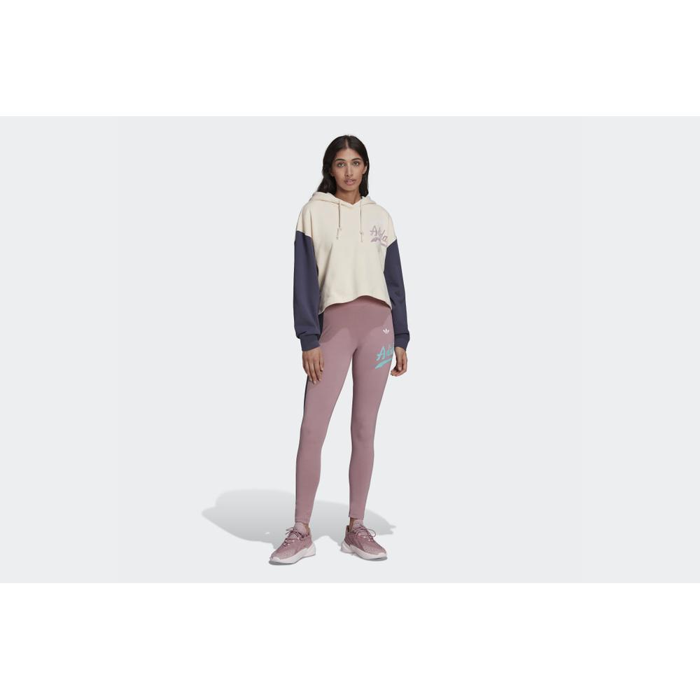Legginsy adidas Modern B-Ball Tights HD9775 - różowe