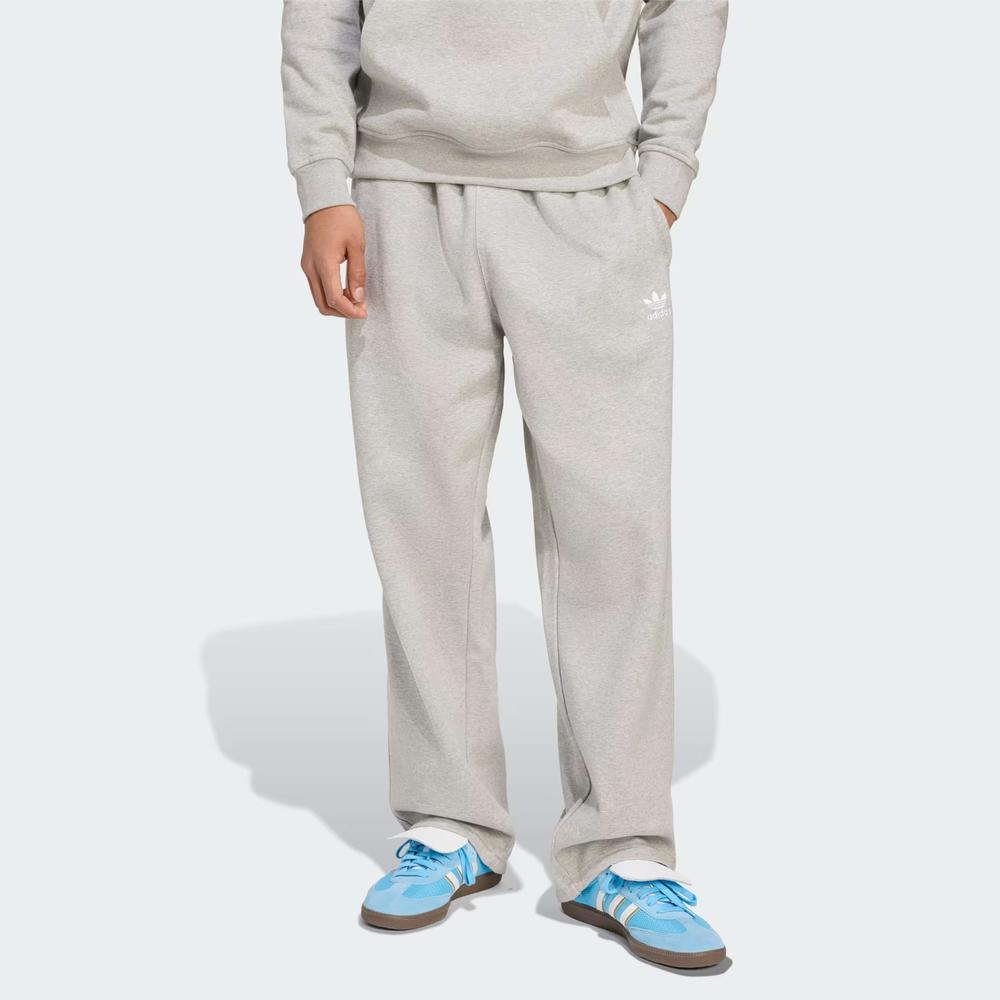 Spodnie męskie adidas Originals Trefoil Essentials Open Hem JW9157 - szare