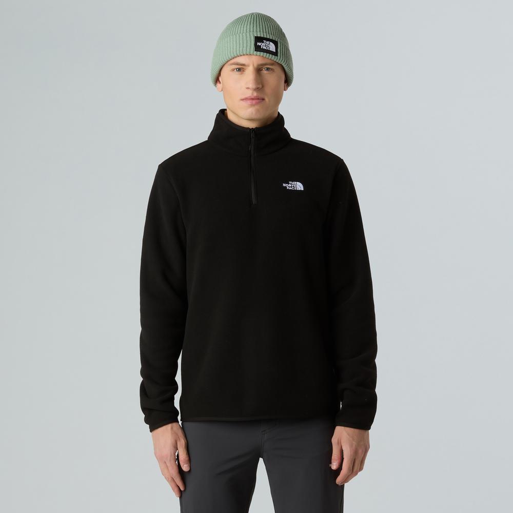 Bluza męska The North Face Glacier 1/4 Zip Fleece 0A8D0QJK31 - czarna