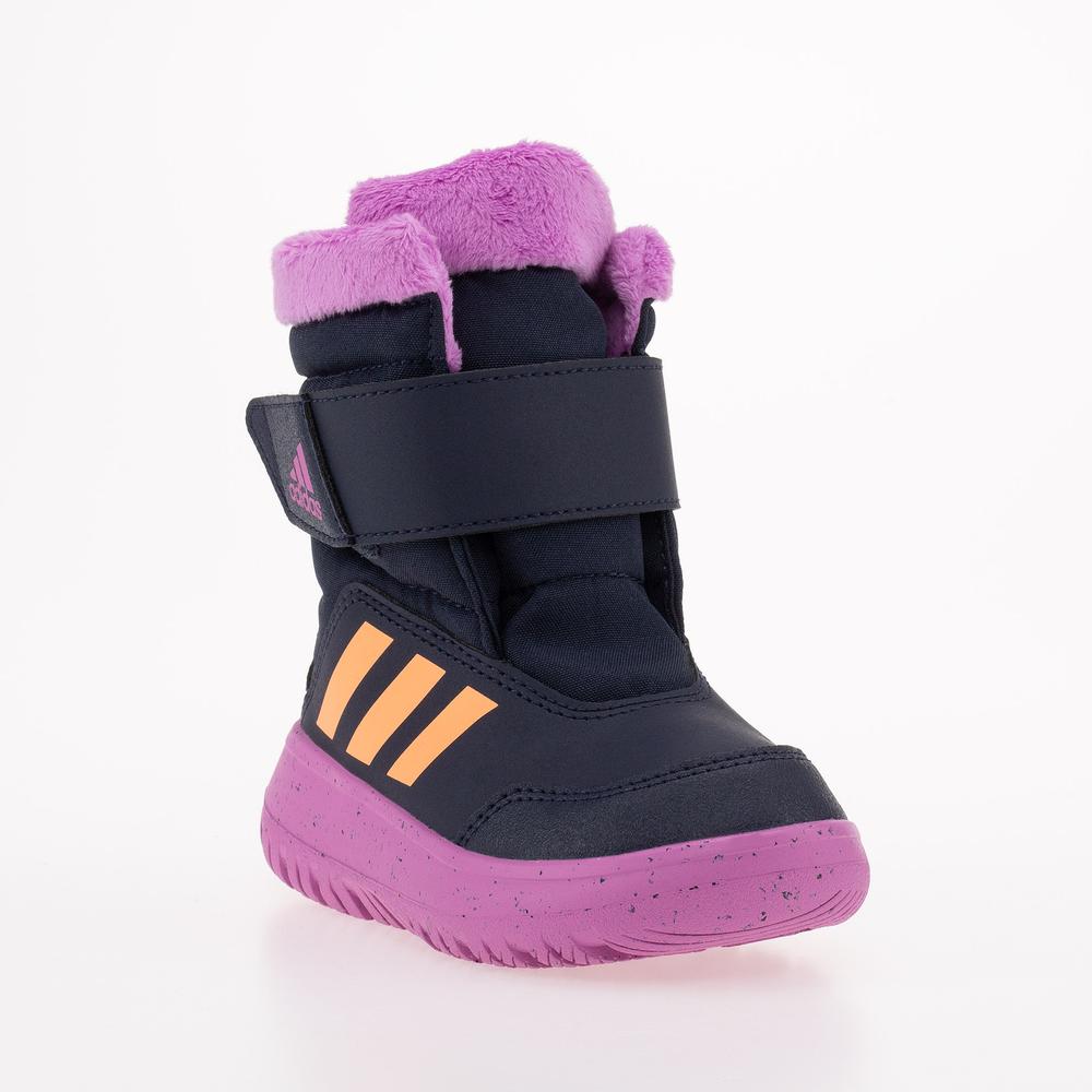 Buty adidas Winterplay Boots GZ6799 - granatowo-różowe