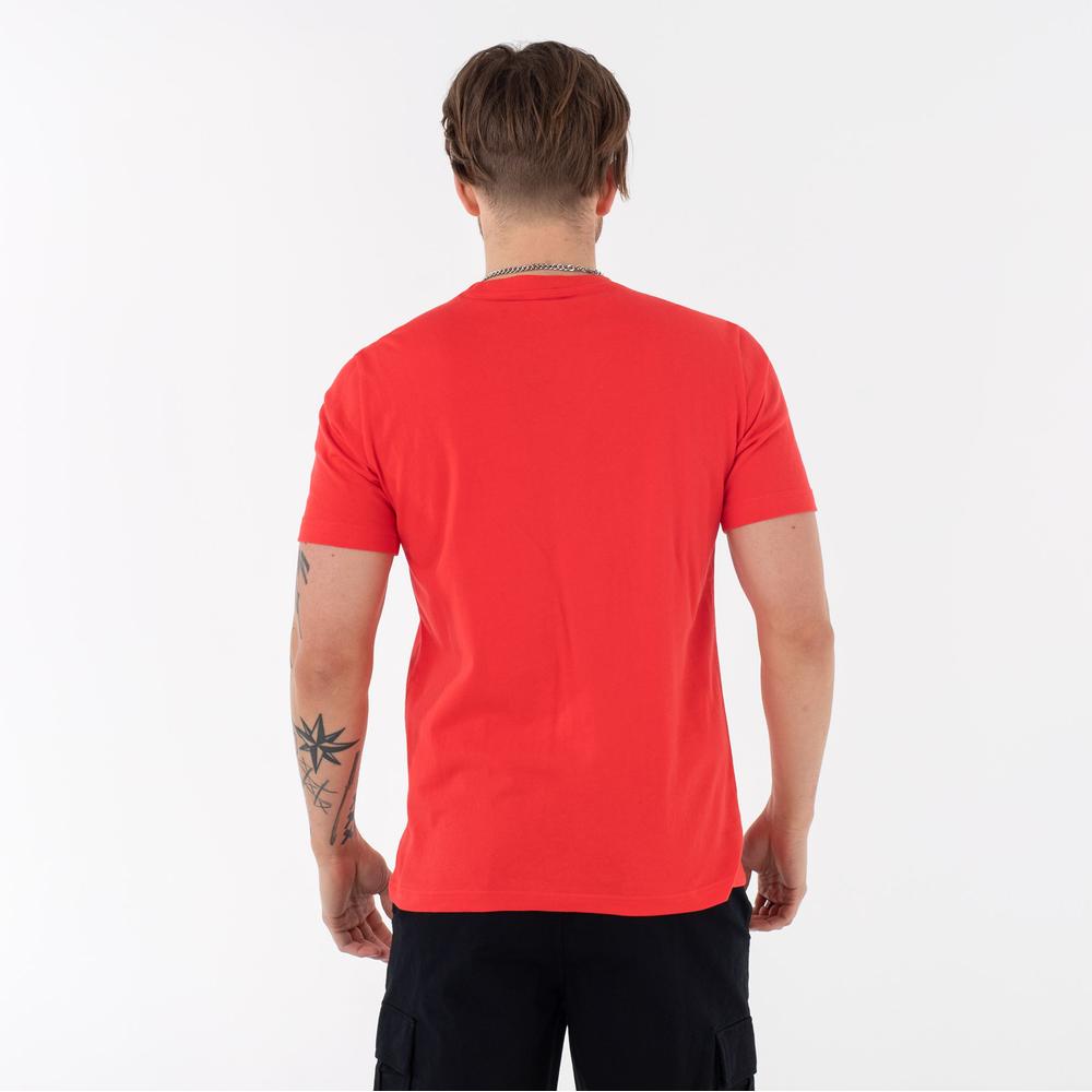 Koszulka Champion Embroidered Comfort Fit Cotton 218496-RS036 - czerwona