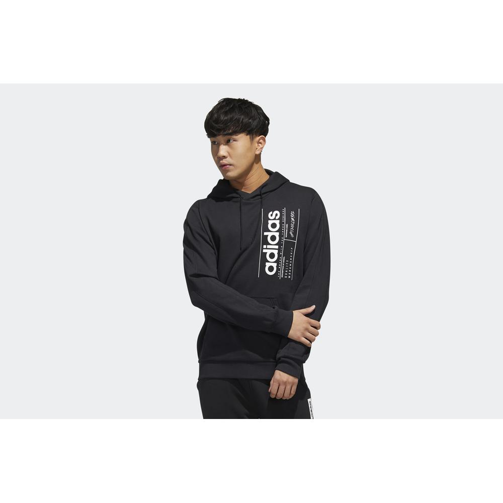 ADIDAS BRILLIANT BASICS HOODED SWEATSHIRT > FM6016