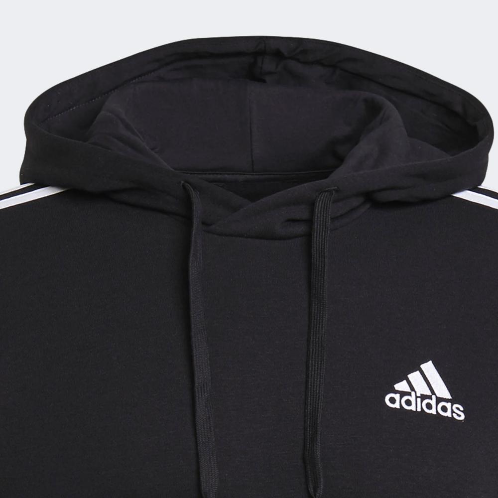 Bluza adidas Essentials Fleece 3-Stripes Hoodie GK9072 - czarna