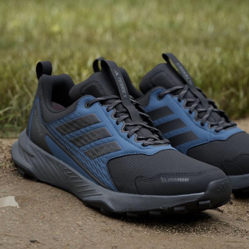 Buty męskie adidas Terrex Tracefinder 2 Climaproof JR7769 - czarno-niebieskie