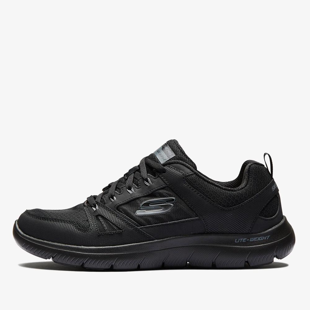 Buty męskie Skechers Summits New World 232069BBK - czarne