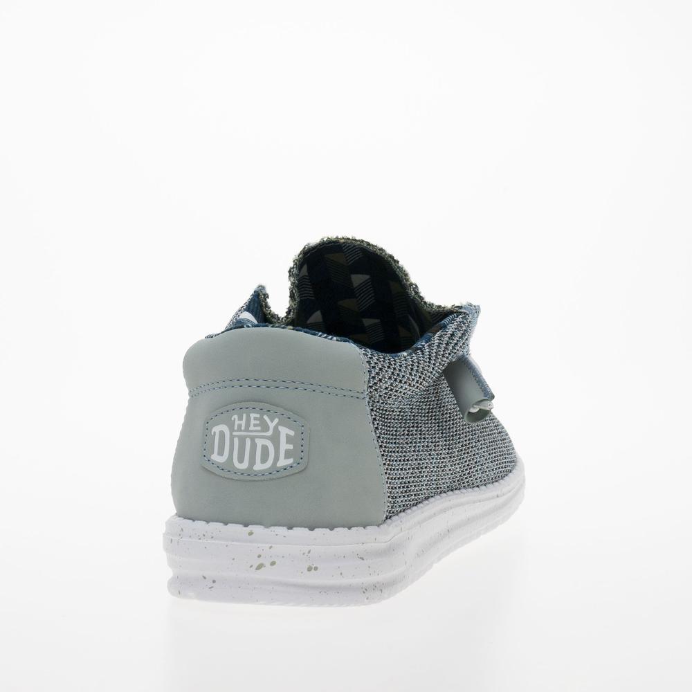 Buty Hey Dude Wally Stretch Canvas 40022-425 - niebieskie